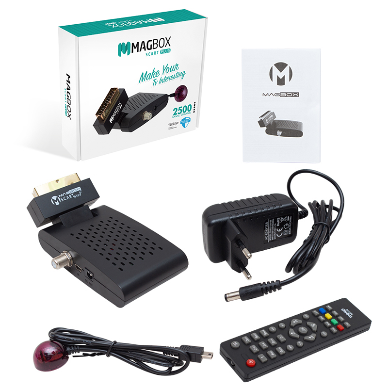 M0116-MAGBOX EXCLUSIVE MİNİ SD SCART UYDU ALICISI TKGS'Lİ 